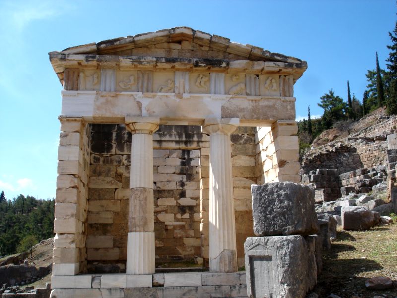 Храм В Дельфах. Греция. (Фото  Лимарева В.Н.)