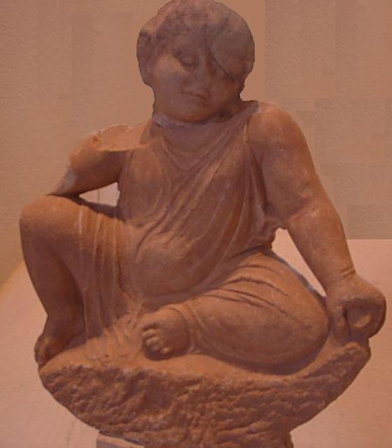 Полный ребенок. Музей Асклепия. Пелопоннес. 4-1 век до н.э.  (Фото  Лимарева В.Н.)