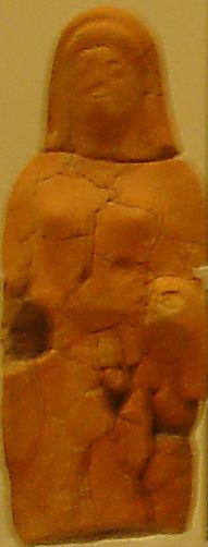 Спартанка. 6 век до н.э. Греция. Музей в Микенах. (Фото  Лимарева В.Н.)