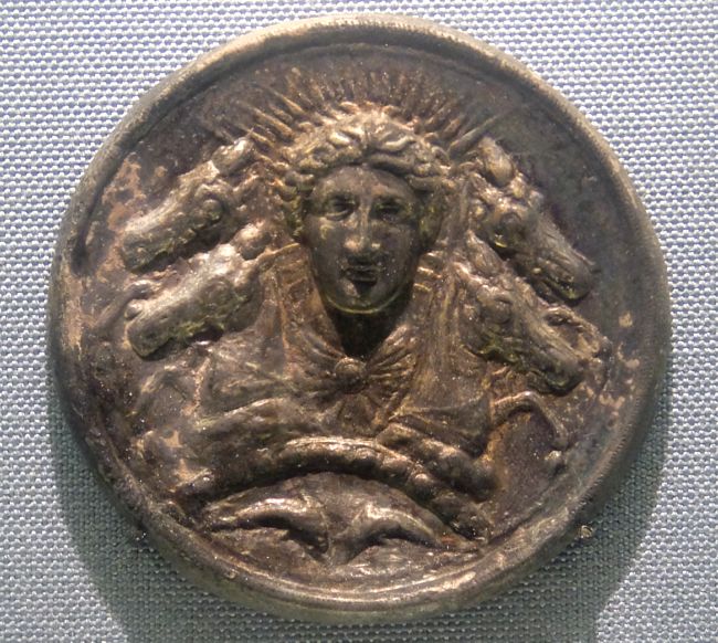 Геоиос - бог солнца. Крит. 3 век до н.э. Эрмитаж.  Фото Лимарева В.Н. 